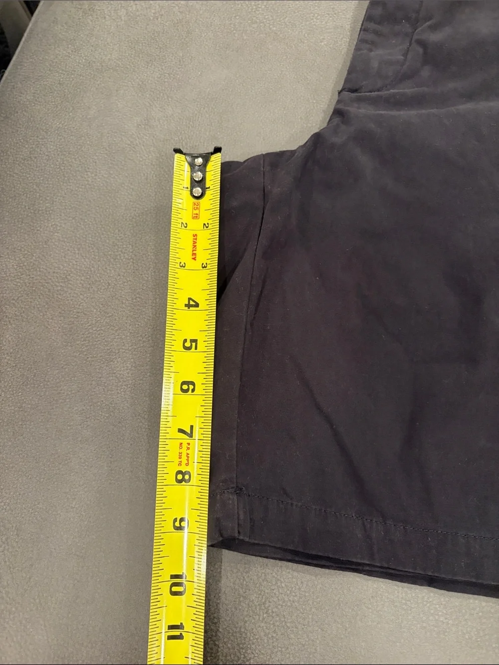 Apt. 9 Men's BLACK 10” inseam Front Shorts